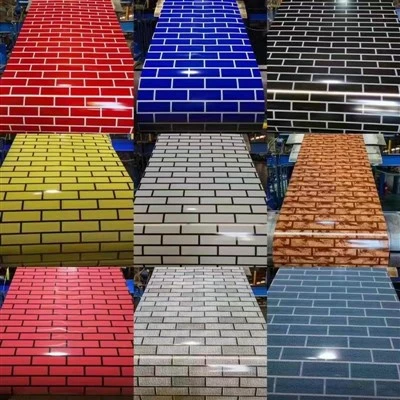 Алюминиевый лист отделки кирпич